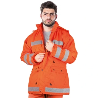 Reis ROAD Winter reflexní zimní bunda oranžová