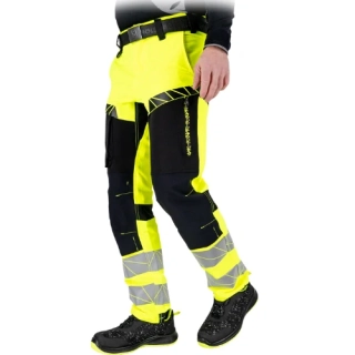 Leber&Hollman RAUTEX TY Rip-Stop Kalhoty Hi-Vis Yellov/Black