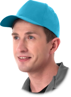 Reis CZ TU Kšiltovka Turquoise