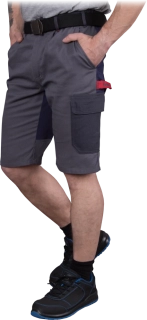 Reis BOMER TS pánské kraťasy Grey/Blue S-3XL