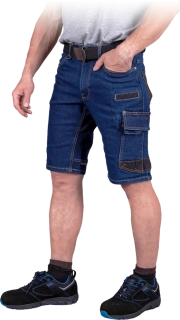 Reis JEANS 303 pánské elastické kraťasy Blue S-3XL