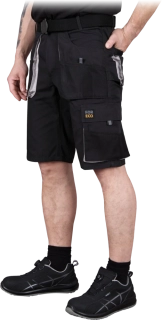 Reis FORECO BJS pánské kraťasy Black/Grey S-3XL