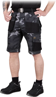 Reis FORECO MOB pánské kraťasy Black/Camo S-3XL