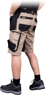 Leber&Hollman HARVER-TS BEB pánské kraťasy Begie/Black S-3XL