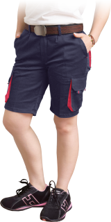 Reis FRAULAND GC dámské kraťasy Blue/Red S-2XL