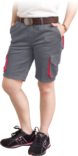 Reis FRAULAND SC dámské kraťasy Grey/Red S-2XL