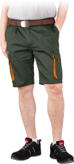 Reis LAND KHP pánské kraťasy Khaki/Orange S-3XL
