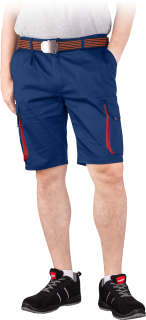 Reis LAND NC pánské kraťasy Blue/Red S-3XL
