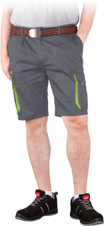 Reis LAND SY pánské kraťasy Grey/Yellow S-3XL