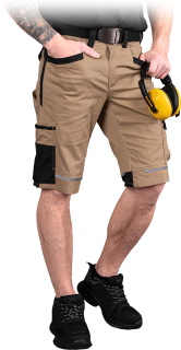 Leber&Hollman DESERT pánské kraťasy Beige/Black S-3XL