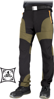 Reis VENTURA BZ kalhoty 4-way stretch Black/Green 46-62