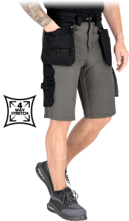 Leber&Hollman VERDON TSZ kraťasy 4-way stretch Green S-3XL