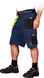 Leber&Hollman FMN GBY kraťasy Navy Blue/Yellow S-3XL