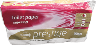 Wepa HME-PRESTIGE 3V toaletní papír bílý 8 ks