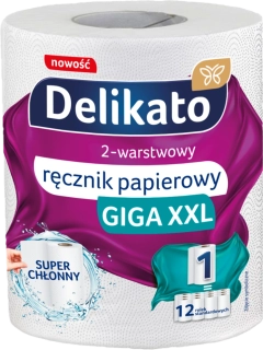 Delikato REC500 Giga XXL 2V papírové utěrky bílé 500 listů