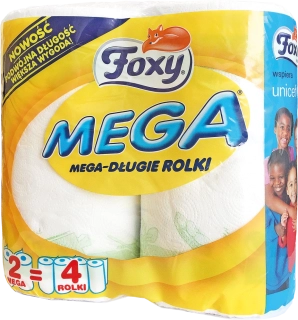 Foxy REC MEGA papírové utěrky bílé 2 role