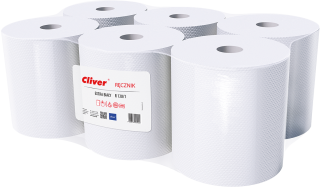 Lamix 5944 R CLIVER 130 m 2V papírové ručníky bílé 6 ks