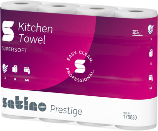 Wepa RECZ 3 W 176041 papírové utěrky bílé 4 role