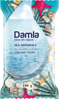 Damla SM jemně krémové mýdlo Mořské minerály 100g