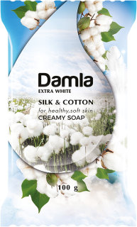 Damla JB jemně krémové mýdlo Hedvábná bavlna 100g