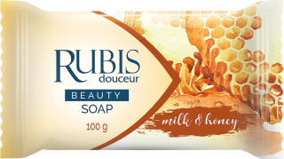 Rubis R-025AV MM jemné mýdlo Mléko a Med 100g