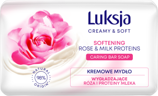 Luksja WORLD krémové mýdlo Růže a mléko 90g