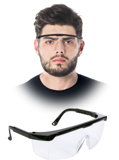 Reis GOG FRAMBER brýle černá/čirá