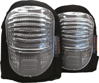 Reis ONSTONE gelová ochrana kolen černá/stříbrná