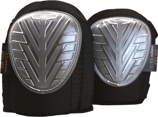 Reis ONTOP gelová ochrana kolen černá/stříbrná