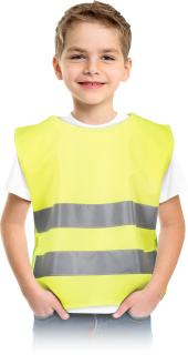 Reis KOS-CHILD HI-VIS dětská výstražná vesta 5 PACK žlutá S