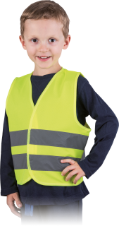 Reis KOS-KINDER HI-VIS dětská výstražná vesta 5 Pack žlutá S-M