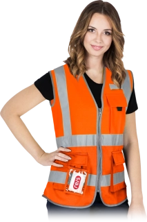 Reis KOS LADY HI-VIS Dámská výstražná vesta oranžová S-3XL