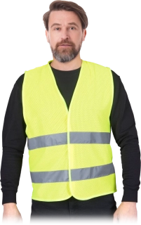 Reis KOS MESH HI-VIS výstražná vesta ze síťoviny žlutá M-3XL