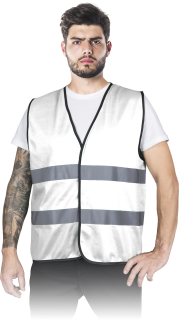 Reis KOS COLOR Pánská výstražná vesta 5 Pack White M-3XL