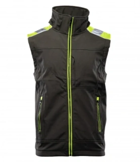 Polstar Seven Kings Rival Softshell vesta Black/Yellow