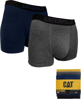 Caterpillar Cat SG Boxer 2 Pack Grey/Blue