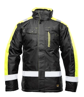 Polstar Seven Kings Rival BO reflexní zimní bunda Black/Yellow