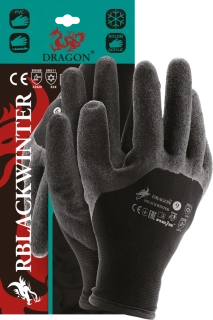 Reis RBLACKWINTER vysoce odolné rukavice 8-11