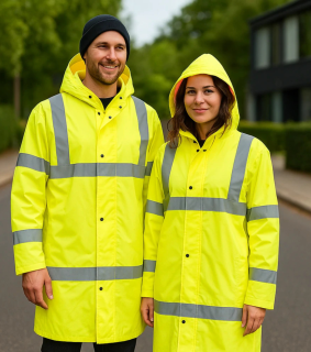 Madeva RAINCOT HI VIS  nepromokavý plášť žlutý