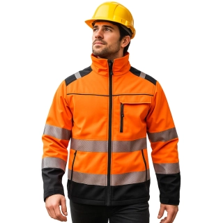 Madeva MADEROD HV2 Softshellová bunda Reflexní Orange