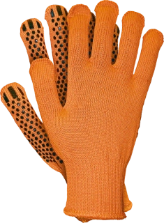 Reis RDZFLAT rukavice s PVC tečky 10-11