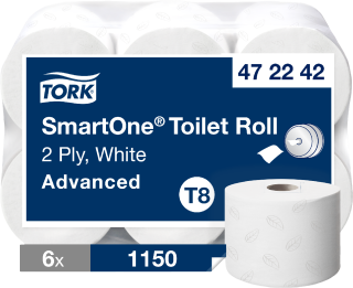 Tork 472242 SMART 1214 2V toaletní papír bílý 6 ks