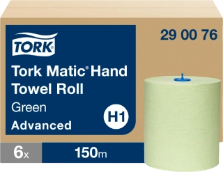 Tork Matic 290076 2V papírové utěrky zelené 6 rolí