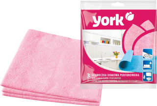 York 3020010 Perforovaná utěrka růžová 34x35 cm