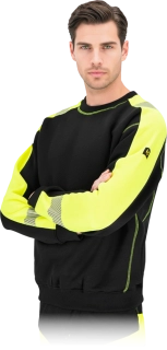 Leber&Hollman TRENT mikina HI-VIS Black/Yellov