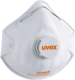 Uvex MAS 2210 FFP2 Polomaska s ventilem Silv-Air 15 ks