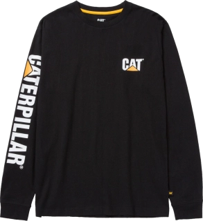 Caterpillar CAT LSB tričko s dlouhým rukávem black