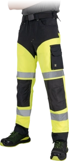 Leber&Hollman HAYFLES 4-way stretch Kalhoty Hi-Vis Yellov/Black 46-62