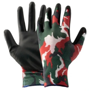 4WRK Monsoon XKS6002 CR rukavice camo/red 9