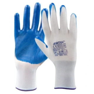 4WRK Krona Lite XKS1012 WBL rukavice White/Blue 10